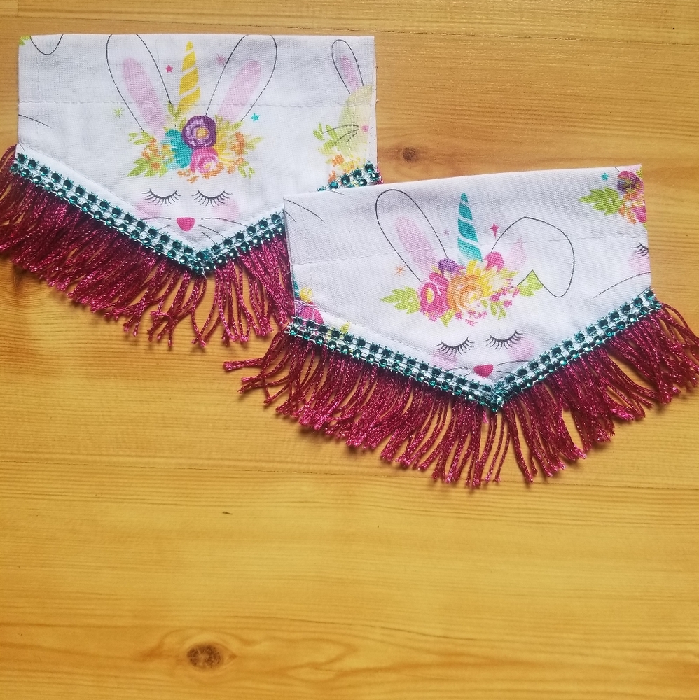 Unicorn Bunny Collar Bandanas